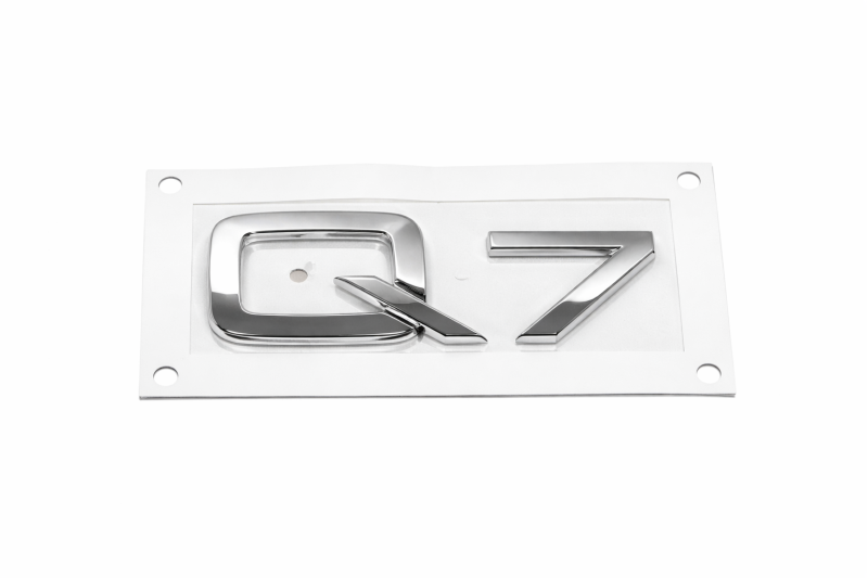 Audi Q7 (4L) embleem chrome achterzijde Audi Q7 (4L) embleem chrome achterzijde