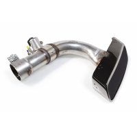 Audi Q8 (4M) uitlaatsierstuk (zwart) - links