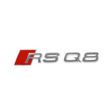 Audi RS Q8 (4M) embleem achterzijde chroom
