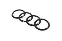 Audi Q8 (4M) logo achterzijde zwart black edition embleem