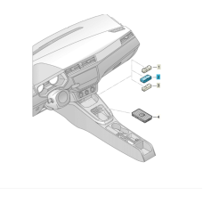 SEAT Ibiza (6F) aansluitblok voor externe audiobronnen