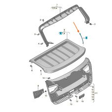 SEAT Ateca hoedeplankkoord