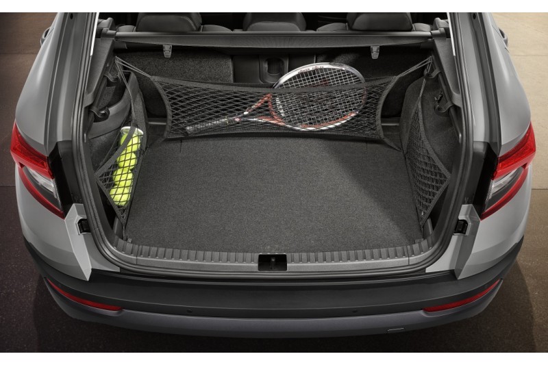Skoda Karoq bagagenetten