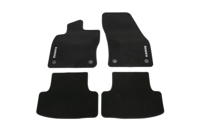 Škoda Karoq velours mattenset (voor- en achterzijde)