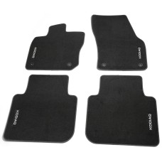 Škoda Kodiaq (57H) velours mattenset (voor- en achterzijde)