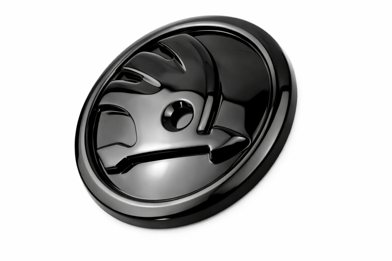 Škoda Kodiaq (57H) embleem voorzijde zwart