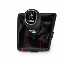 Originele Škoda Octavia RS (5E) pookknop met pookhoes 6-bak rood