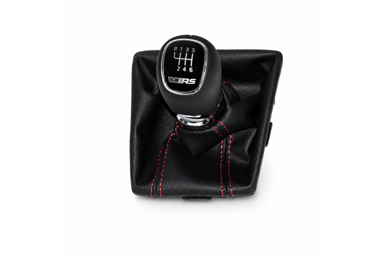 Originele Škoda Octavia RS (5E) pookknop met pookhoes 6-bak rood