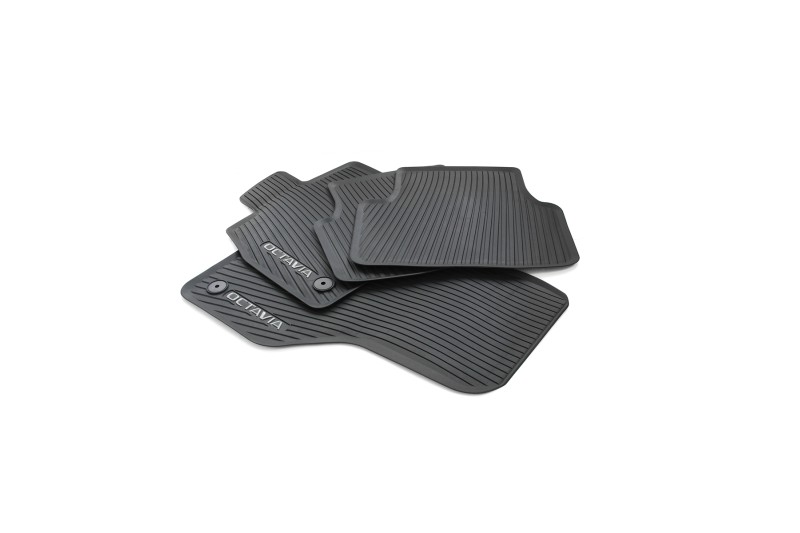Škoda Octavia (NX) rubberen mattenset (voor- en achterzijde)