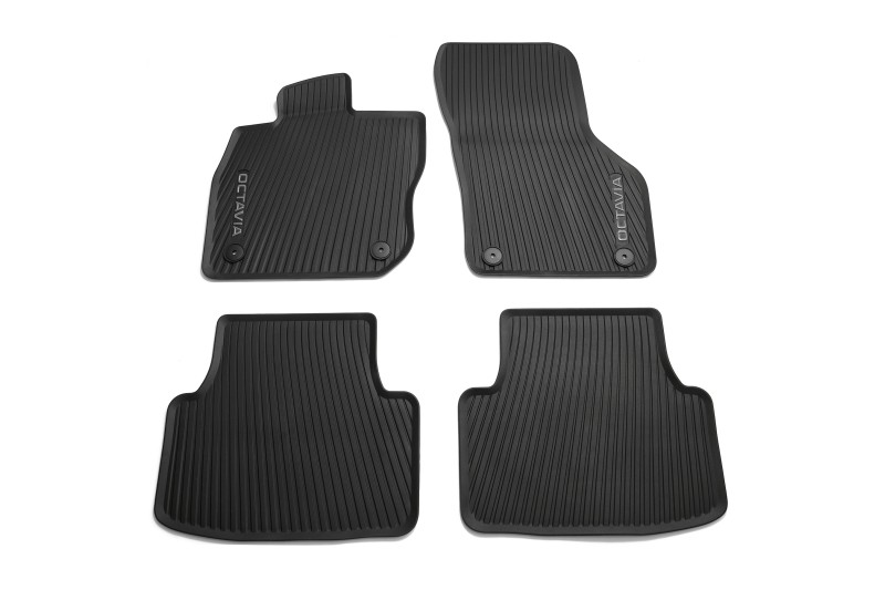 Škoda Octavia (NX) MHEV rubberen mattenset (voor- en achterzijde)