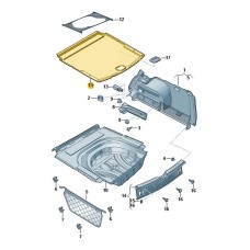 Bagageruimtebekleding Seat Leon