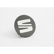 SEAT naafkap grijs/zilver (50/55MM)