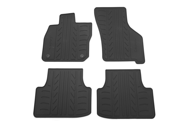 SEAT Leon (MHEV) rubberen mattenset (voor- en achterzijde) SEAT Leon (MHEV) rubberen mattenset (voor- en achterzijde)