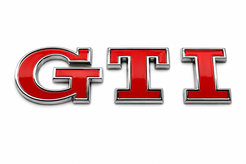 Volkswagen Golf (5G) GTI embleem achterzijde