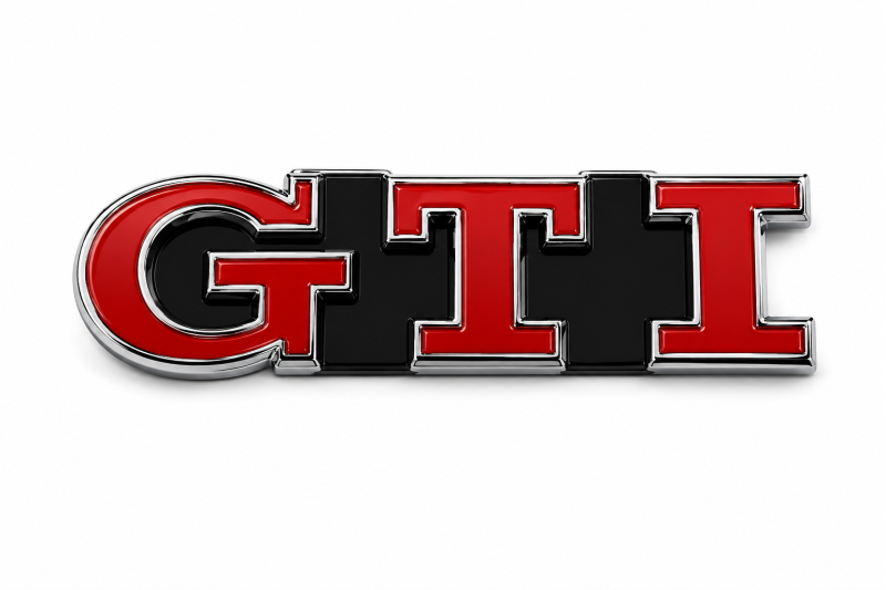 Volkswagen Polo (MK6) 'GTI' embleem voorzijde grille