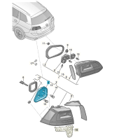 Volkswagen Golf 7 variant (5G) fitting met afdichting links