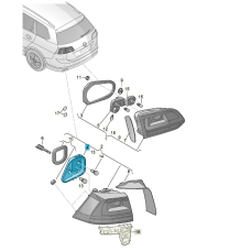 Volkswagen Golf 7 variant (5G) fitting met afdichting links