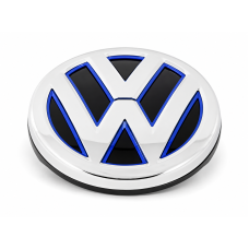 Volkswagen Golf 7 GTE en e-Golf achterklepembleem chroom blauw