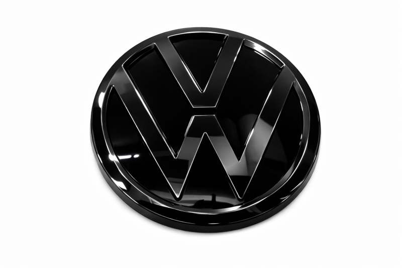 Volkswagen logo zwart of chroom voorzijde