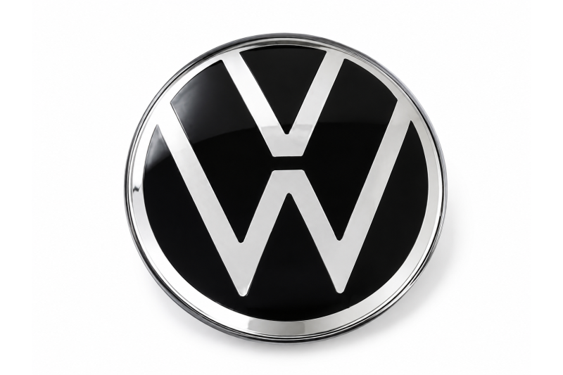 Volkswagen VW-embleem grille zwart/chroom voor Front Assist