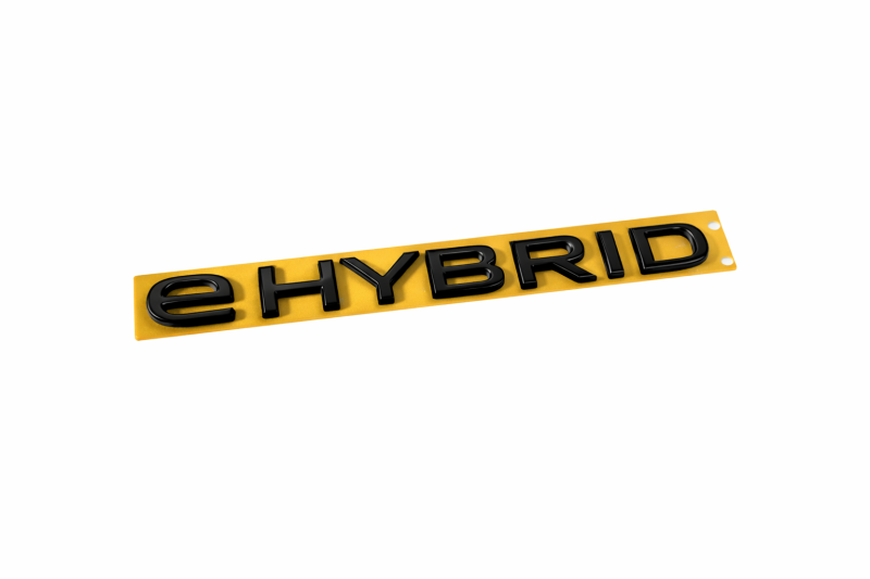 Volkswagen ehybrid embleem zwart Volkswagen ehybrid embleem zwart