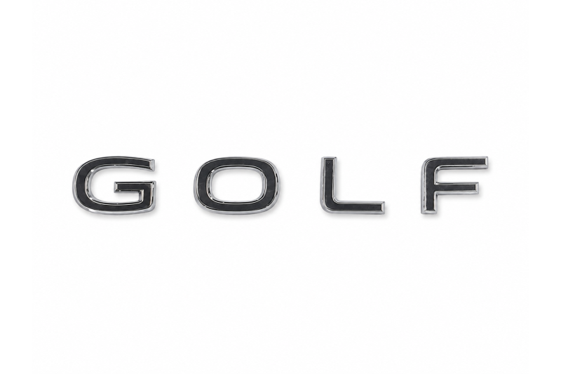 Volkswagen Golf 8 en Golf 8 Variant GOLF embleem achterklep chroom
