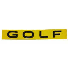 Volkswagen Golf (5H) embleem achterzijde (black-line)