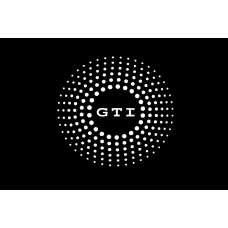 Volkswagen Golf 8 (5H) projectielamp voor buitenspiegel (GTI-logo) - links