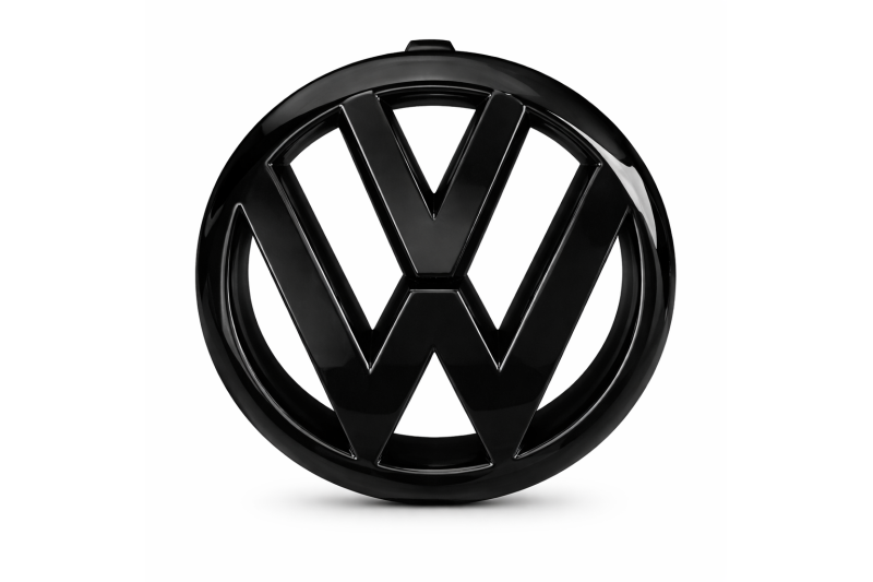 Volkswagen Golf VI (MK6) logo voorzijde hoogglans zwart