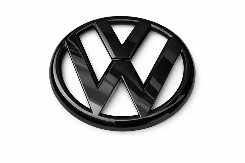 Volkswagen Golf VI (MK6) logo achterzijde hoogglans zwart
