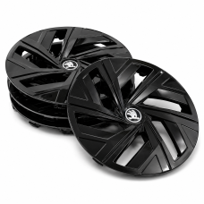 Škoda Elroq / Enyaq 4 wieldoppen (19 inch) - zwart