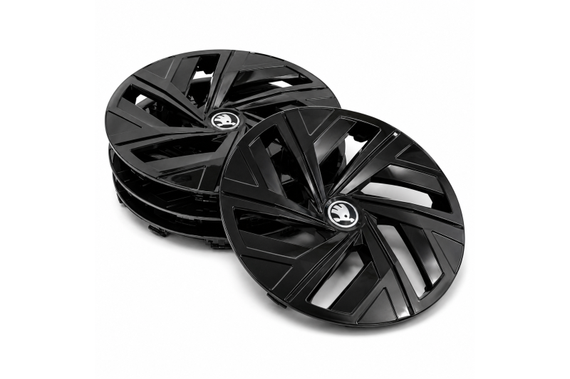 Škoda Elroq / Enyaq 4 wieldoppen (19 inch) - zwart