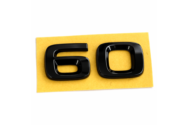 Škoda Enyaq / Elroq 60 embleem zwart Škoda Enyaq / Elroq 60 embleem zwart