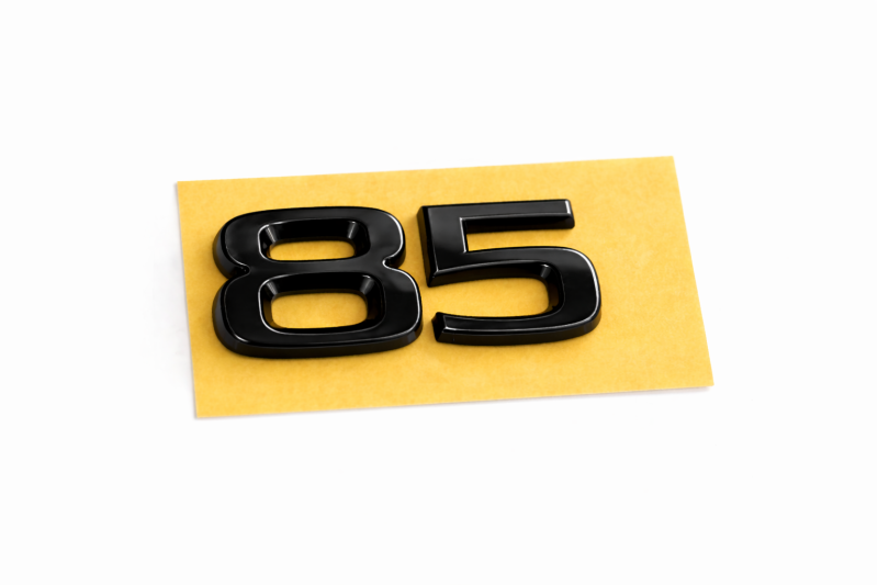 Škoda Enyaq / Elroq 85 embleem zwart