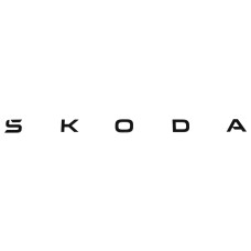 Škoda Elroq logo achterzijde zwart