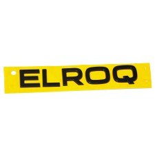 Škoda Elroq embleem achterzijde zwart
