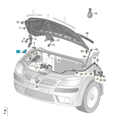 Volkswagen Golf IV plus vulstuk (rechts)