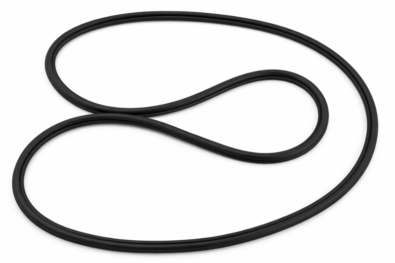 Volkswagen Touran (5T) portierrubber binnenzijde (satijnzwart)