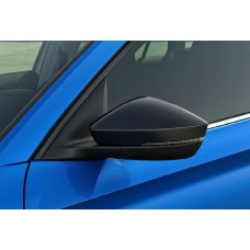 Škoda Scala / Kamiq spiegelkappen (zwart) - met side assist