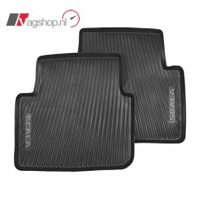 Skoda Scala Rubber Mattenset Achter