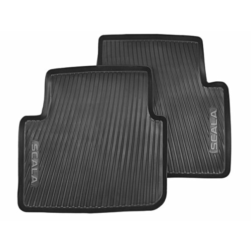 Skoda Scala Rubber Mattenset Achter