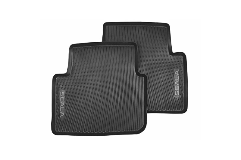 Skoda Scala Rubber Mattenset Achter