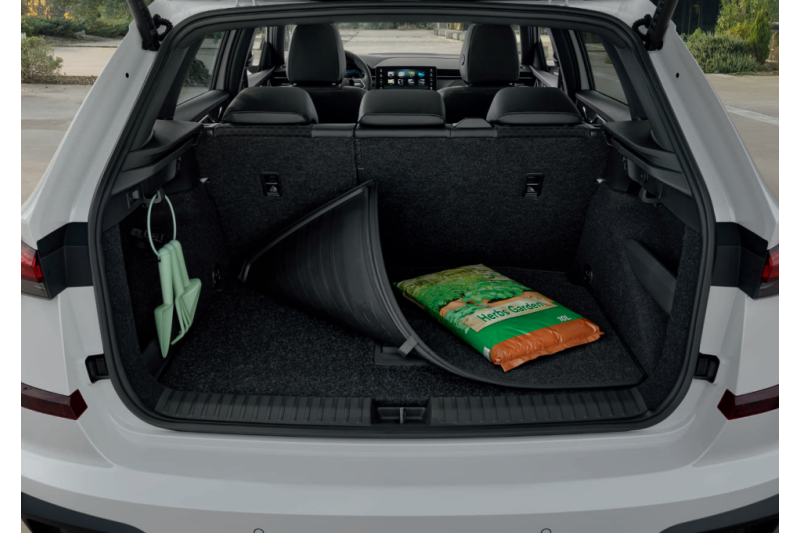 Škoda Kamiq dubbelzijdige kofferbakmat