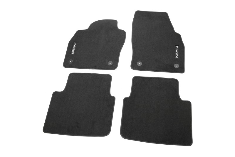 Škoda Kamiq velours mattenset (voor- en achterzijde)
