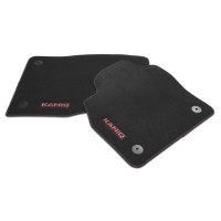 Škoda Kamiq velours mattenset (voor- en achterzijde)