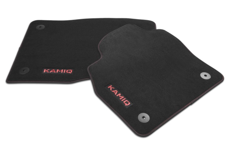 Škoda Kamiq velours mattenset (voor- en achterzijde)