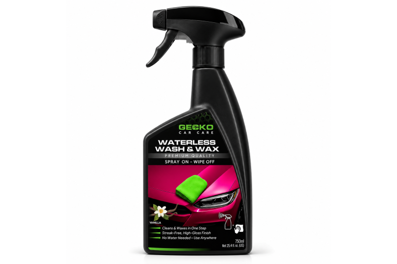 Gecko waterless wash & wax (750ml)