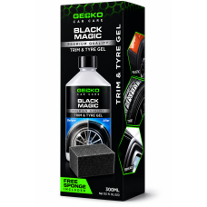 Gecko Black Magic Trim & Bandengel + Applicator Spons (300ml)