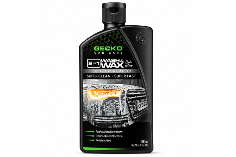 Gecko 2-in-1 wash & wax (500ml)