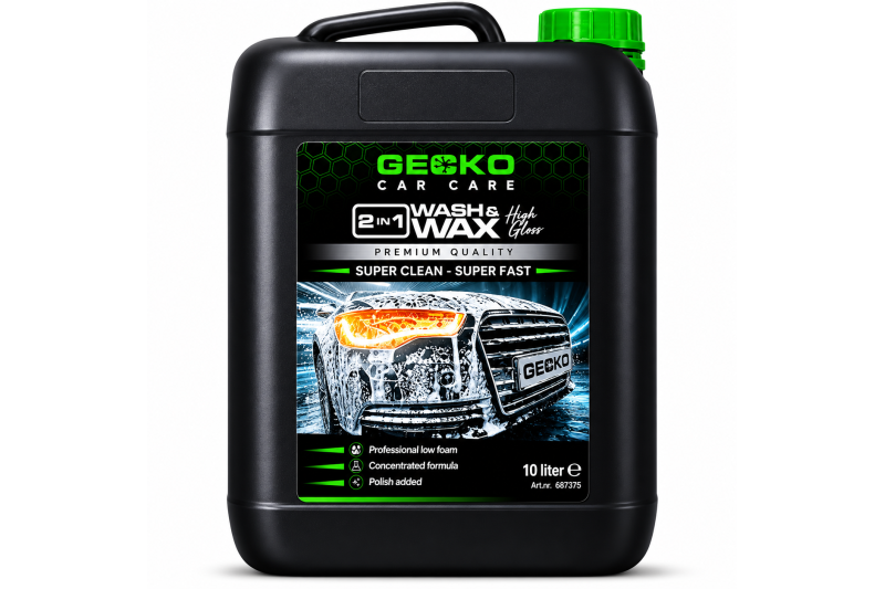 Gecko 2-in-1 wash & wax (10L)